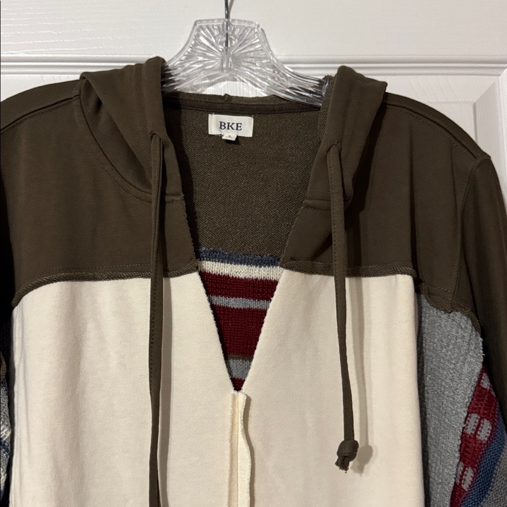 BKE Khaki Zip-Up Jacket